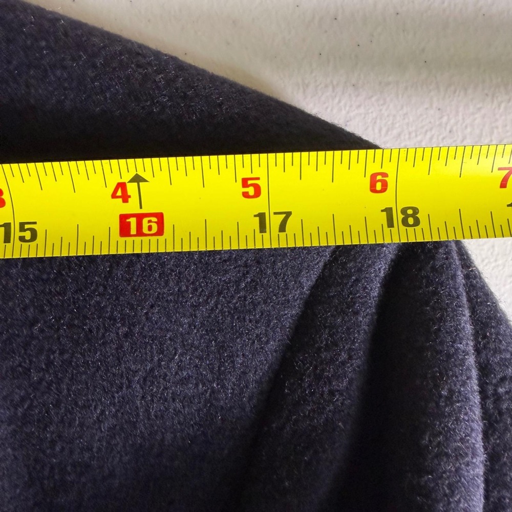 VTG 100% Cashmere Navy Blue Blazer USA Made Classic Tailored Sport Coat 44R - Picture 11 of 14